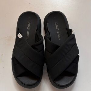 Toms Black Women's Sandals